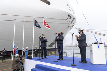 MSC cruceros recibe MSC Virtuosa con la mirada puesta en el futuro